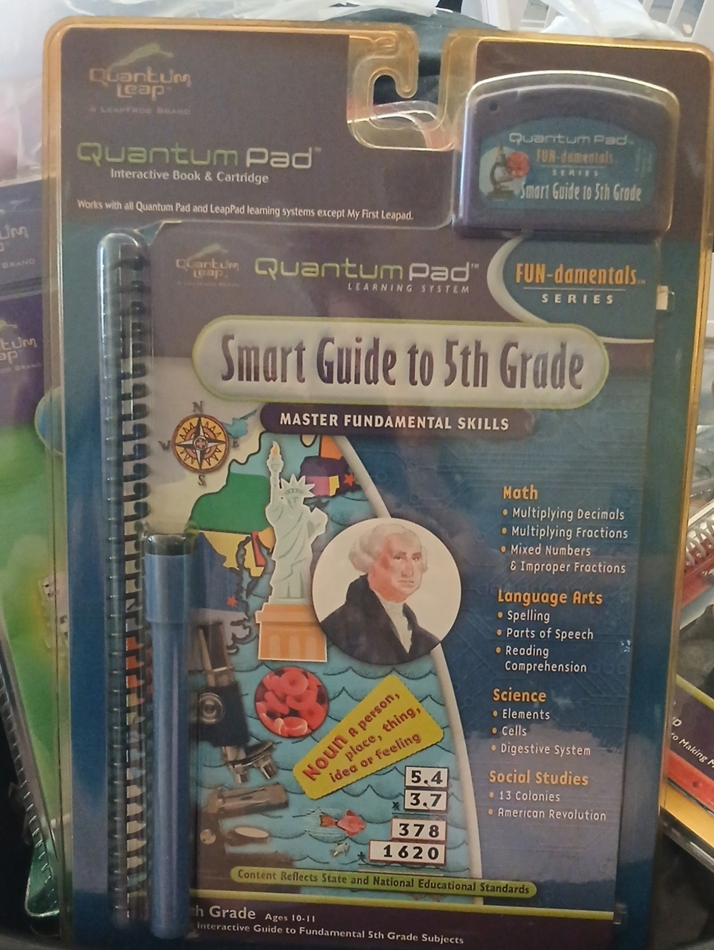 Quantum Pad Smart Guide to 5th Grade - Blue